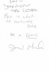 21 Handwritten Tips For Comedians From Comedians | Connected Comedy